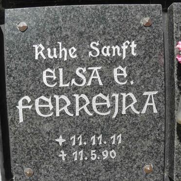 FERREIRA Elsa E. 1911-1990