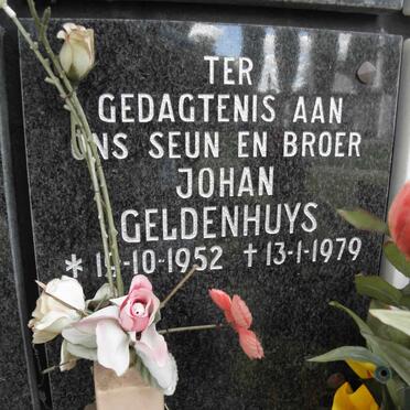 GELDENHUYS Johan 1952-1979