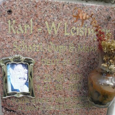 LEISINGER Karl-W. 1961-2007