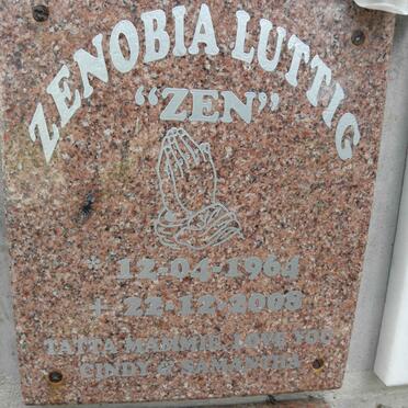 LUTTIG Zenobia 1964-2008