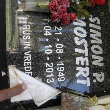 MOSTERT Simon P. 1949-2013