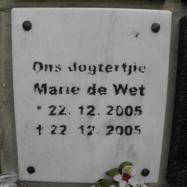 WET Marie, de 2005-2005