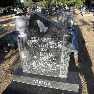 AFRICA Ida 1954-1997