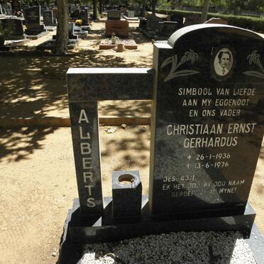 ALBERTS Christiaan Ernst Gerhardus 1936-1976