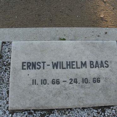 BAAS Ernst-Wilhelm 1966-1966