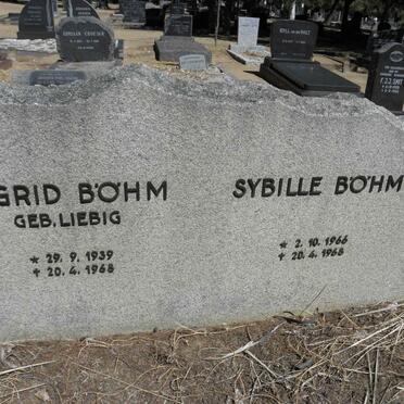 BÖHM Ingrid nee LIEBIG 1939-1968 :: BÖHM Sybille 1966-1968