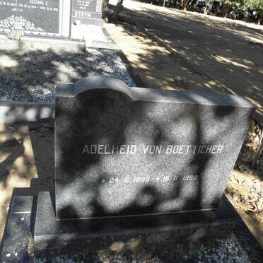BOETTICHER Adelheid, von 1895-1968