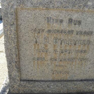 BYLEVELD M.H. 1903-1941