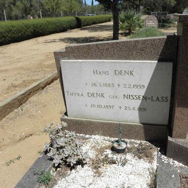 DENK Hans 1883-1959 &amp; Thyra NISSEN-LASS 1897-1991