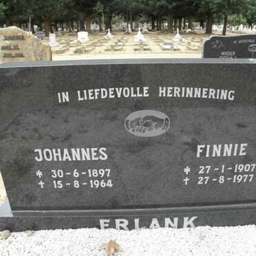ERLANK Johannes 1897-1964 &amp; Finnie 1907-1977
