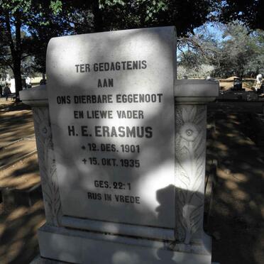 ERASMUS H.E. 1901-1935