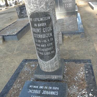 ESTERHUIZEN Robert Cecil 1959-1973 :: ESTERHUIZEN Jacobus Johannes 1926-2003