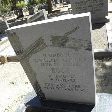 ETSEBETH Koos 1948-1983