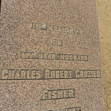 FISHER Charles Robert Crozier 1882-1962