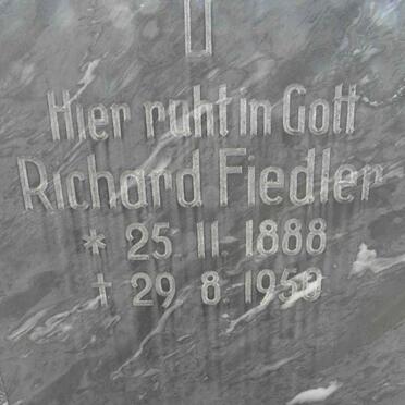 FIEDLER Richard 1888-1950