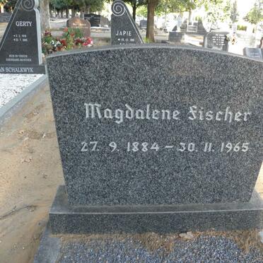 FISCHER Magdalene 1884-1965
