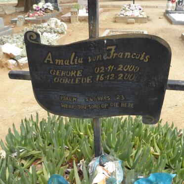 FRANCOIS Amalia, von 2000-2000