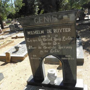 GENIS Wilhelm De Ruyter 1935-1984