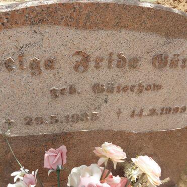 GÜRTEL Helga Frida nee GUTSCHOLM 1935-1999