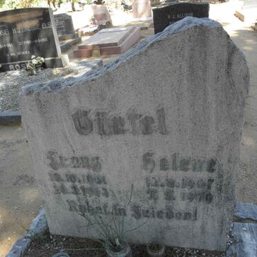 GÜRTEL Franz 1901-1963 &amp; Helene 1907-1979