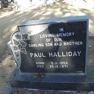 HALLIDAY Paul 1953-1971