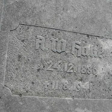 HAKE A.W. 1886-1941