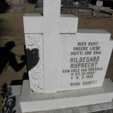 HOESSLE Hildegard Ruprecht, von nee EDLE 1902-1966