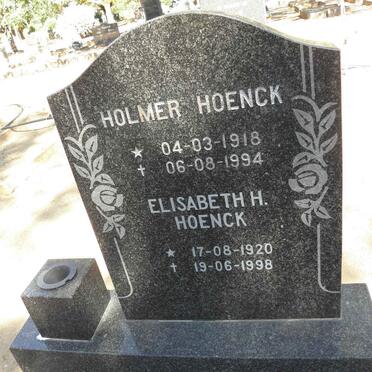 HOENCK Holmer 1918-1994 &amp; Elisabeth H. 1920-1998