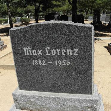 LORENZ Max 1882-1956