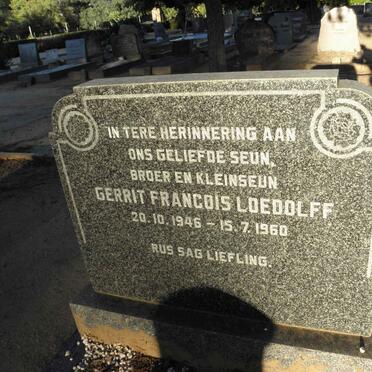 LOEDOLFF Gerrit Francois 1946-1960