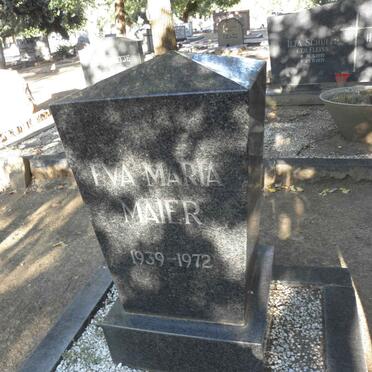 MAIER Eva Maria 1939-1972 :: MAIER Jeanette Catherine 
