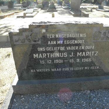 MARITZ Marthinus J. 1901-1966