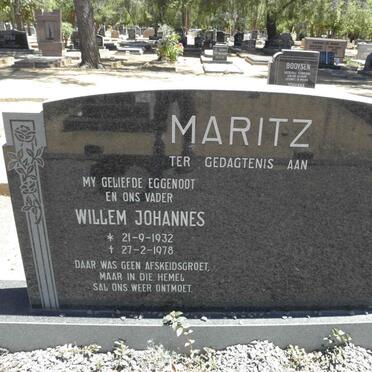 MARITZ Willem Johannes 1932-1978