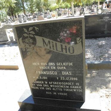 MILHO Fransisco Dias 1911-1996
