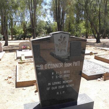 O'CONNOR B. 1895-1982