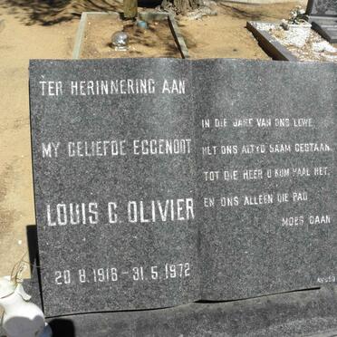 OLIVIER Louis C. 1918-1972