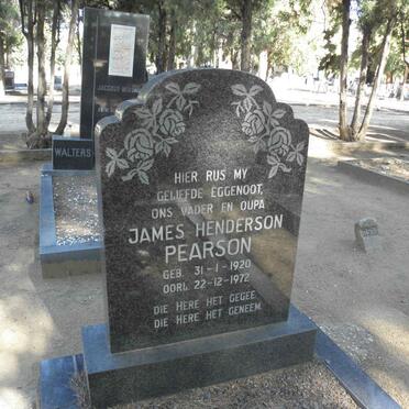 PEARSON James Henderson 1920-1972