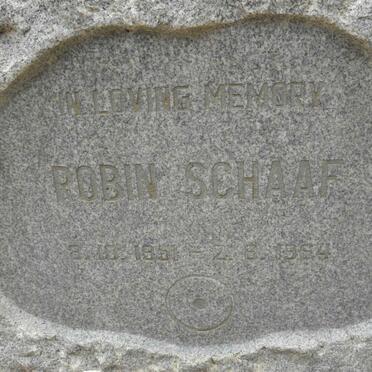 SCHAAF Robin 1951-1964