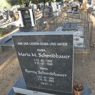 SCHMIDBAUER Maria M. 1905-1998 :: SCHMIDBAUER Romy 1943-2003