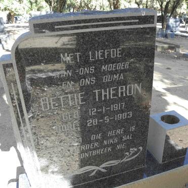 THERON Bettie 1917-1983