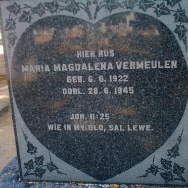VERMEULEN Maria Magdalena 1922-1945