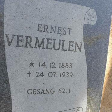 VERMEULEN Ernest 1883-1939