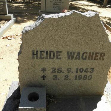 WAGNER Heide 1943-1980