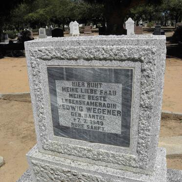 WEGENER Hedwig nee BARTEL -1949