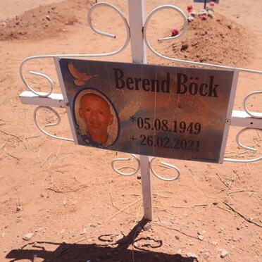 BOCK Berend 1949-2021