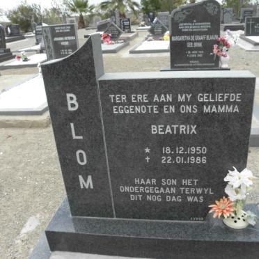 BLOM Beatrix 1950-1986