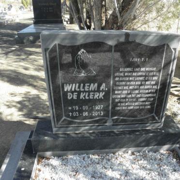 KLERK Willem A., de 1927-2013