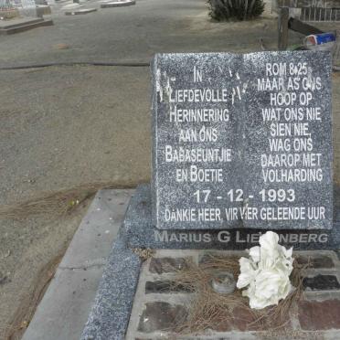 LIEBENBERG Marius G. 1993-1993