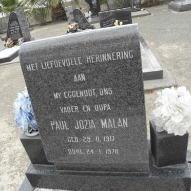 MALAN Paul Jozia 1917-1978