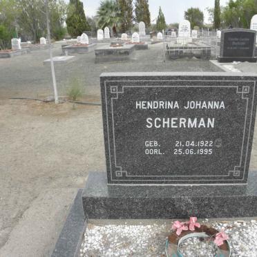 SCHERMAN Hendrina Johanna 1922-1995